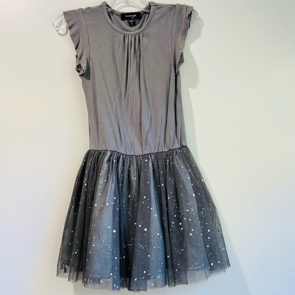 IMOGA***Gray Tutu Dress***Size 3 $88